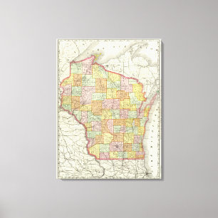Wisconsin 3 leinwanddruck