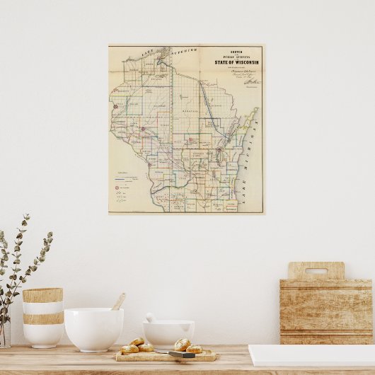 Wisconsin 3 poster (Küche)