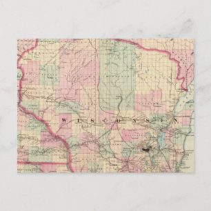 Wisconsin 3 postkarte