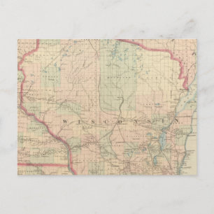 Wisconsin 4 postkarte