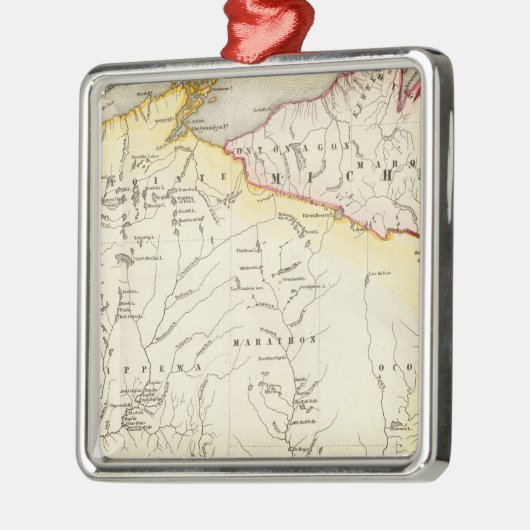 Wisconsin 6 silbernes ornament (Links)