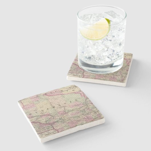 Wisconsin 9 steinuntersetzer (Seitenansicht)