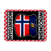 Wisconsin American Magnet (Horizontal)