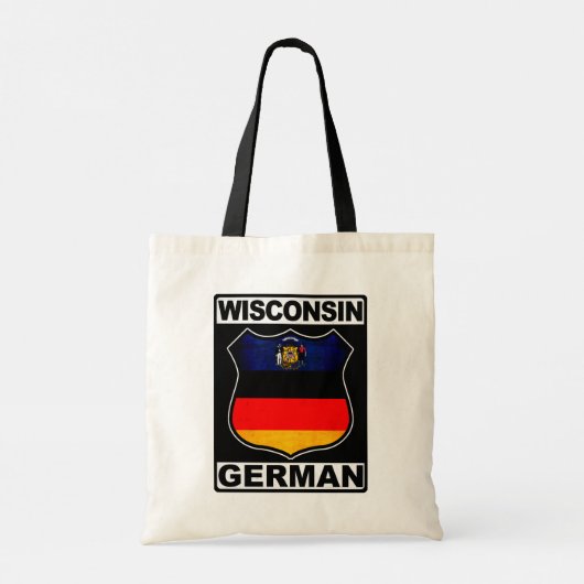 Wisconsin American Tote Bag Tragetasche (Rückseite)
