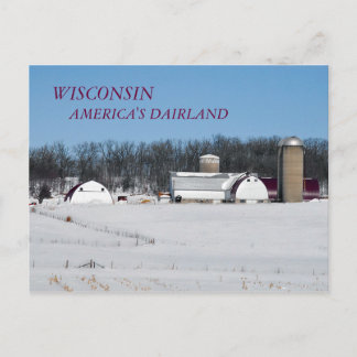 WISCONSIN, AMERIKAS MÄDCHEN POSTKARTE