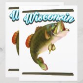 Wisconsin-Angelposter (Vorne/Hinten)