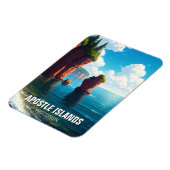 Wisconsin Apostle Islands National Lakeshore Magnet (Linke Seite)