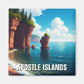 Wisconsin Apostle Islands National Lakeshore Magnet (Vorne)
