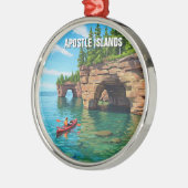 Wisconsin Apostle Islands National Lakeshore Ornament Aus Metall (Links)