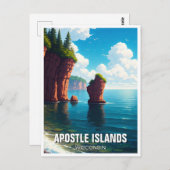 Wisconsin Apostle Islands National Lakeshore Postkarte (Vorne/Hinten)