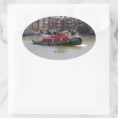 Wisconsin-Aufkleber Ovaler Aufkleber (Tasche)