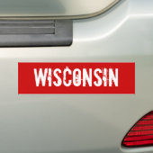 Wisconsin Autoaufkleber (Auf Auto)