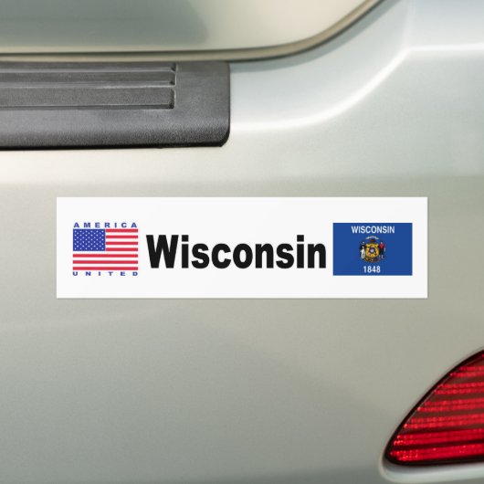 Wisconsin Autoaufkleber (Auf Auto)