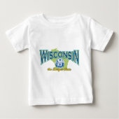 Wisconsin Baby T-shirt (Vorderseite)