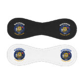 WISCONSIN BADGER STAAT FLAG BASEBALL (Paneele)