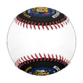 WISCONSIN BADGER STAAT FLAG BASEBALL (Rückseite)