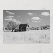 Wisconsin Barn Photo Reprint Einladung (Vorderseite)