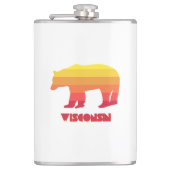 Wisconsin Bear Flachmann (Vorderseite)