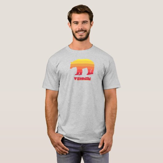 Wisconsin Bear T-Shirt (Vorne ganz)