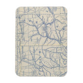 Wisconsin Bicycle Road Map 6 Magnet (Vertikal)