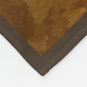 Wisconsin Big Buck Whitetail Deer Signature Fleecedecke (Ecke)