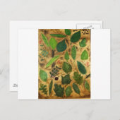 Wisconsin-Blätter Postkarte (Vorne/Hinten)