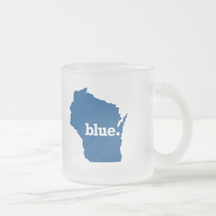 WISCONSIN BLauer STAAT Mattglastasse