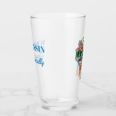 Wisconsin Brauereiglas Glas (Rechts)