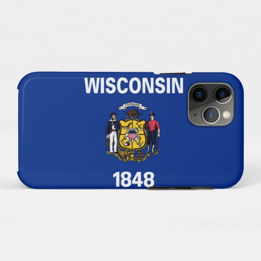 Wisconsin Case-Mate iPhone Hülle (Rückseite (Horizontal))
