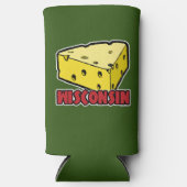 Wisconsin Cheese Wedge Selters Dosenkühler (Vorderseite)
