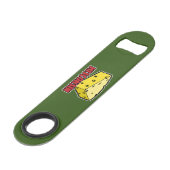 Wisconsin Cheese Wedge Speed Flaschenöffner (Rückseite Schrägansicht)