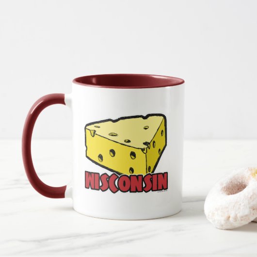 Wisconsin Cheese Wedge Tasse (Mit Donut)
