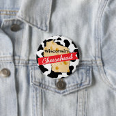Wisconsin Cheesehead Button (Beispiel)