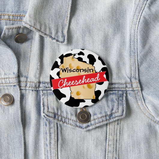 Wisconsin Cheesehead Button (Beispiel)