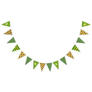 Wisconsin Cheesehead Green und Gold Flag Banner