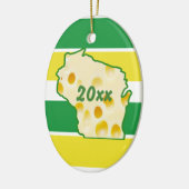 Wisconsin Chef Weihnachten Keramik Ornament (Links)