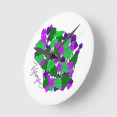 Wisconsin Clock Runde Wanduhr (Winkel)