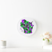 Wisconsin Clock Runde Wanduhr (Zuhause)