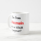 wisconsin coffee mug kaffeetasse (Vorderseite Links)