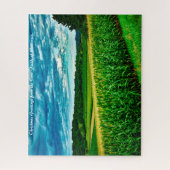 Wisconsin Corn Fields.Christmas Grüße Puzzle (Vertikal)