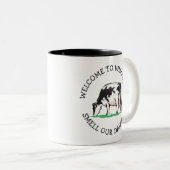 Wisconsin Cow Dairy Bauer Spaß Kaffee Tasse (VorderseiteRechts)