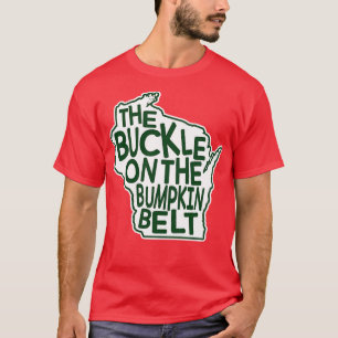 Wisconsin Das Sichel am Bumpkin-Gürtel T-Shirt