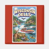 Wisconsin Dells Abenteuer – Wasserparks und Ducks Magnet (Vorne)