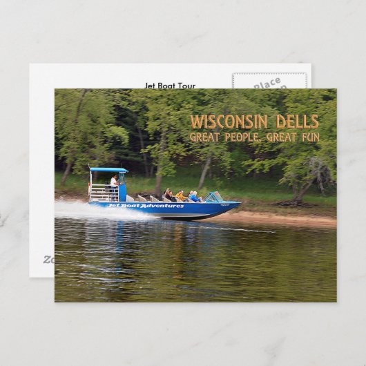 Wisconsin Dells Postkarte (Vorne/Hinten)