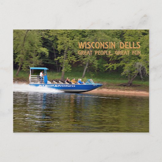 Wisconsin Dells Postkarte (Vorderseite)