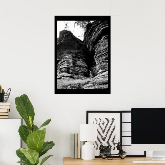 Wisconsin Dells Rocks Poster (Heimbüro)