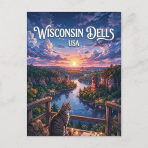 Wisconsin Dells USA Postkarte