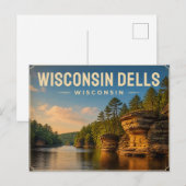 Wisconsin Dells, Wisconsin Ansichtskarte Postkarte (Vorne/Hinten)