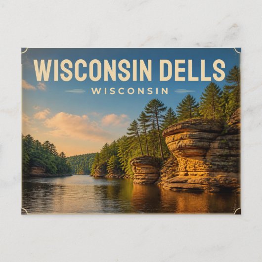 Wisconsin Dells, Wisconsin Ansichtskarte Postkarte (Vorderseite)