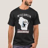 Wisconsin der Badger-Staat wurde 1848 gegründet T-Shirt (Vorderseite)